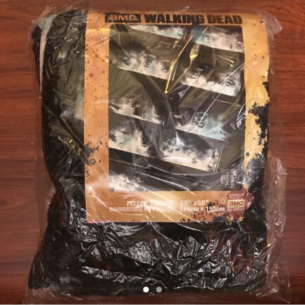 The Walking Dead blanket